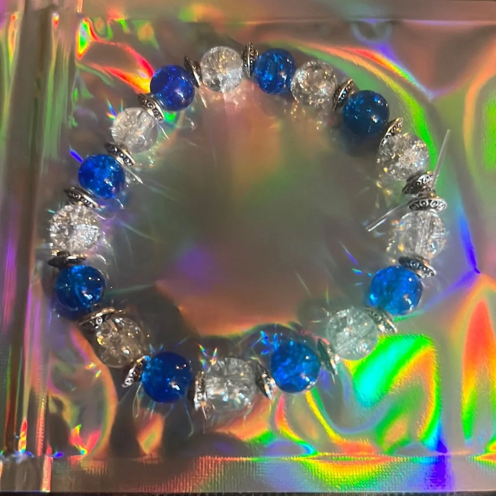 Dodger colors bracelet - Picture 1 of 1